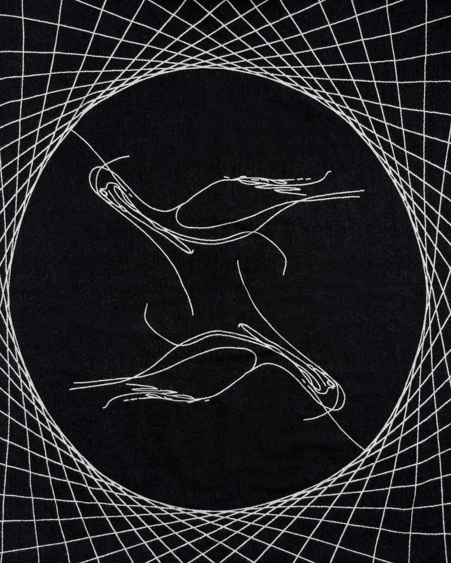 Pelican Blanket Black / Natural Billy Reid