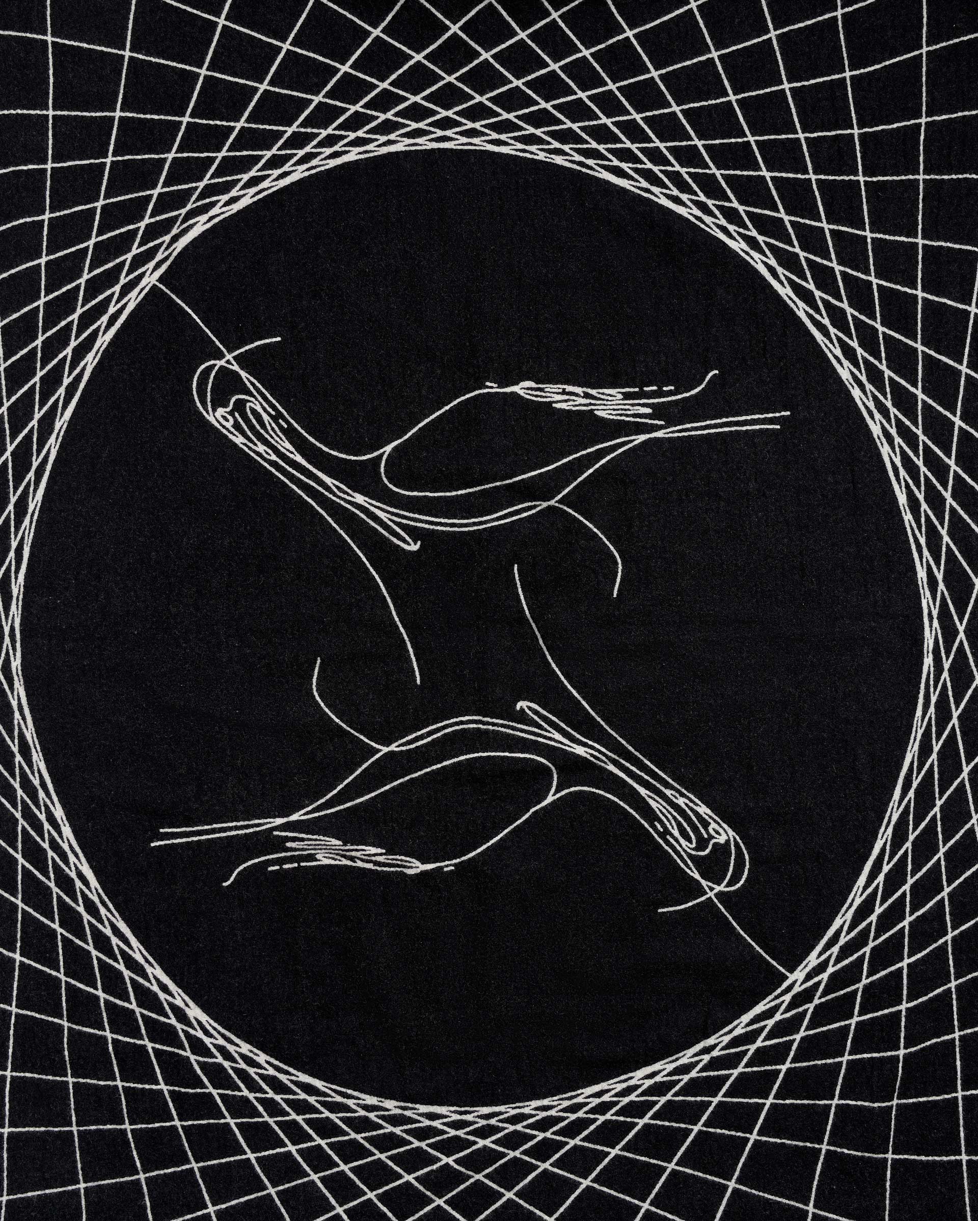 Pelican Blanket Black / Natural Billy Reid