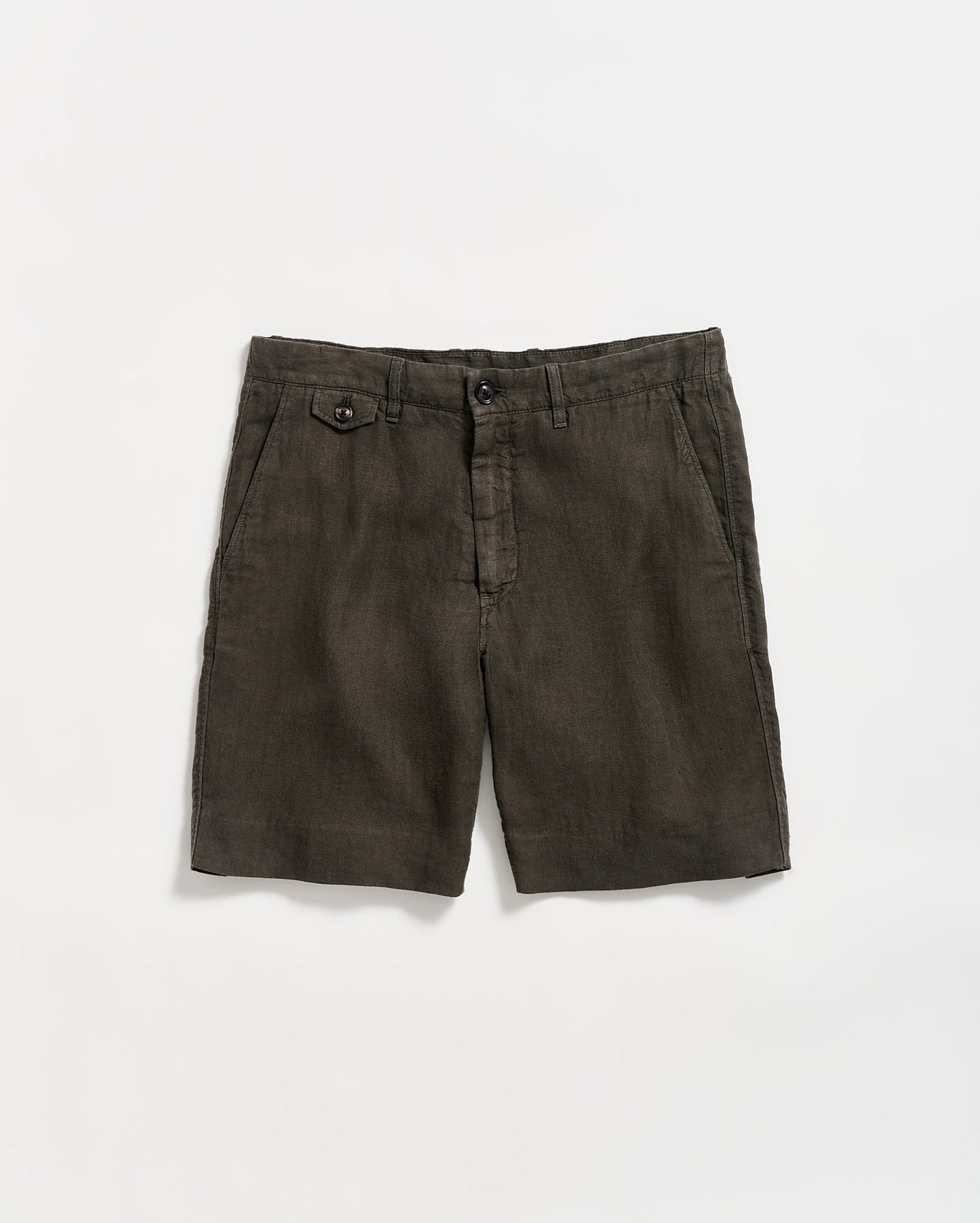 Linen Moore Short Steel Grey Billy Reid