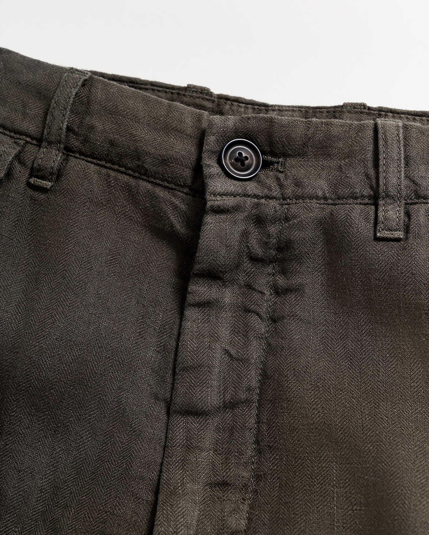 Linen Moore Short Steel Grey Billy Reid