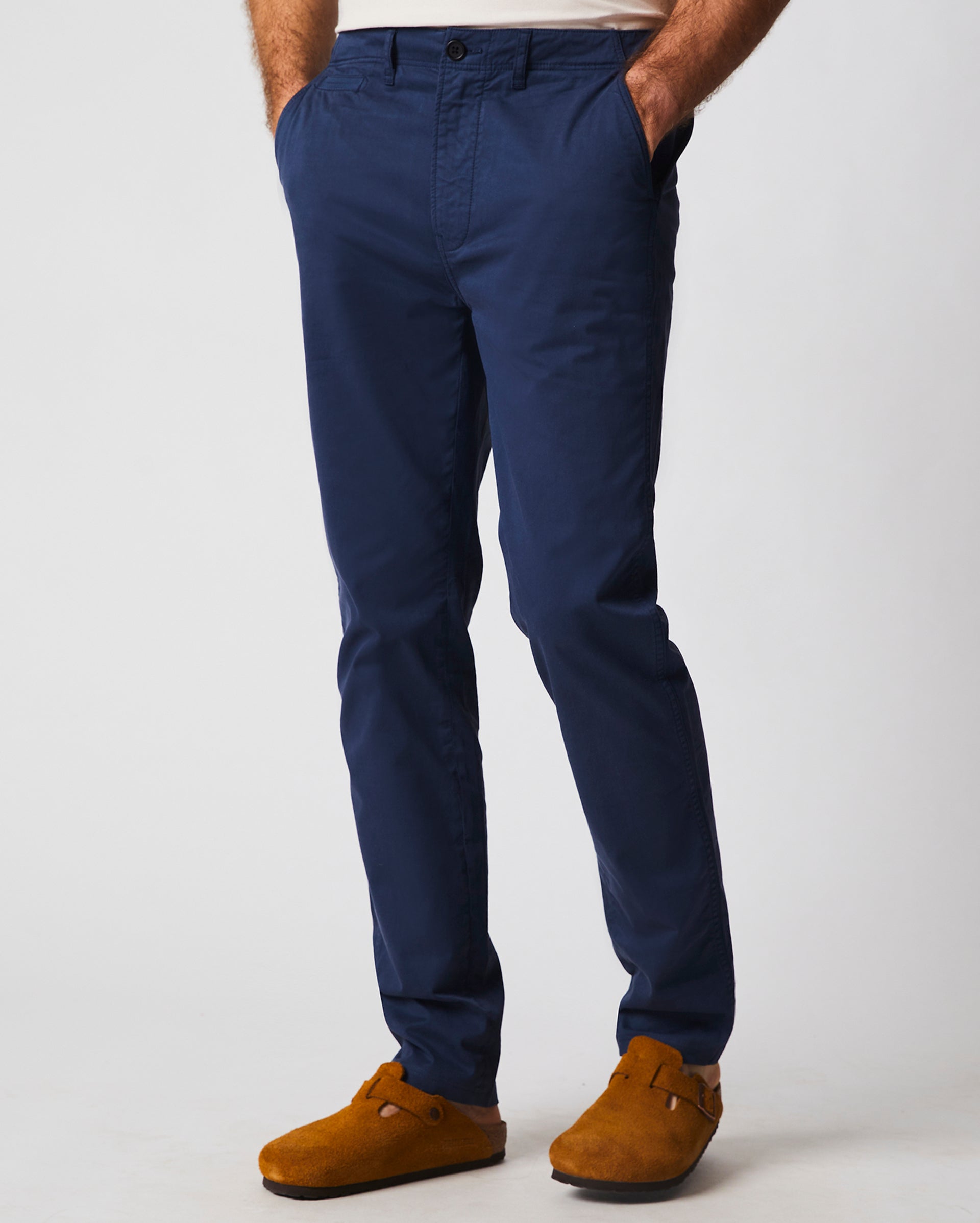 Chino Pant Carbon Blue Billy Reid