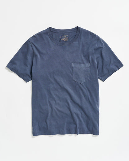 Washed Tee Navy Billy Reid