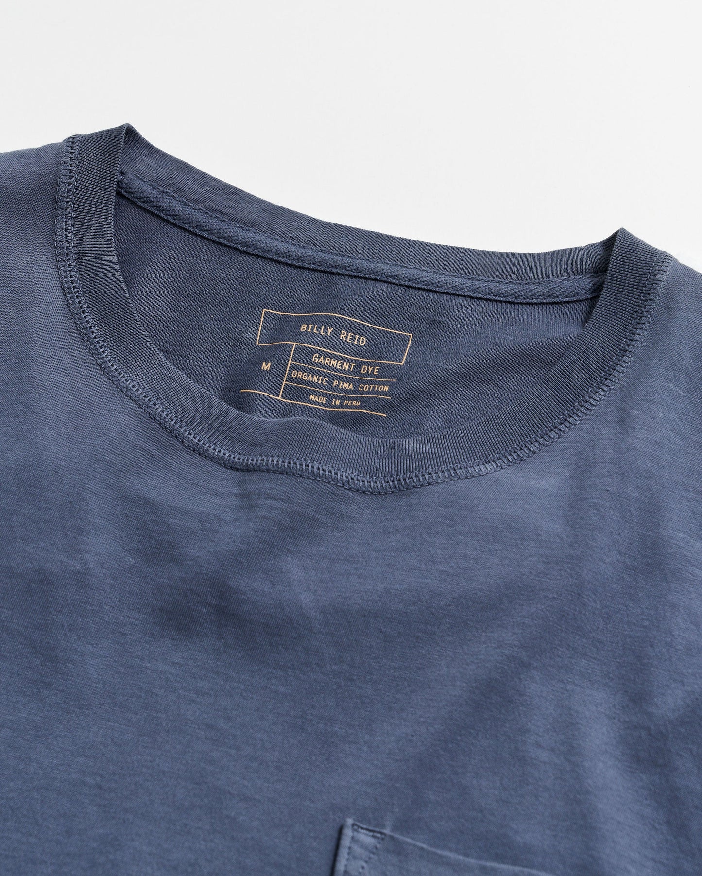 Washed Tee Navy Billy Reid