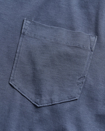 Washed Tee Navy Billy Reid