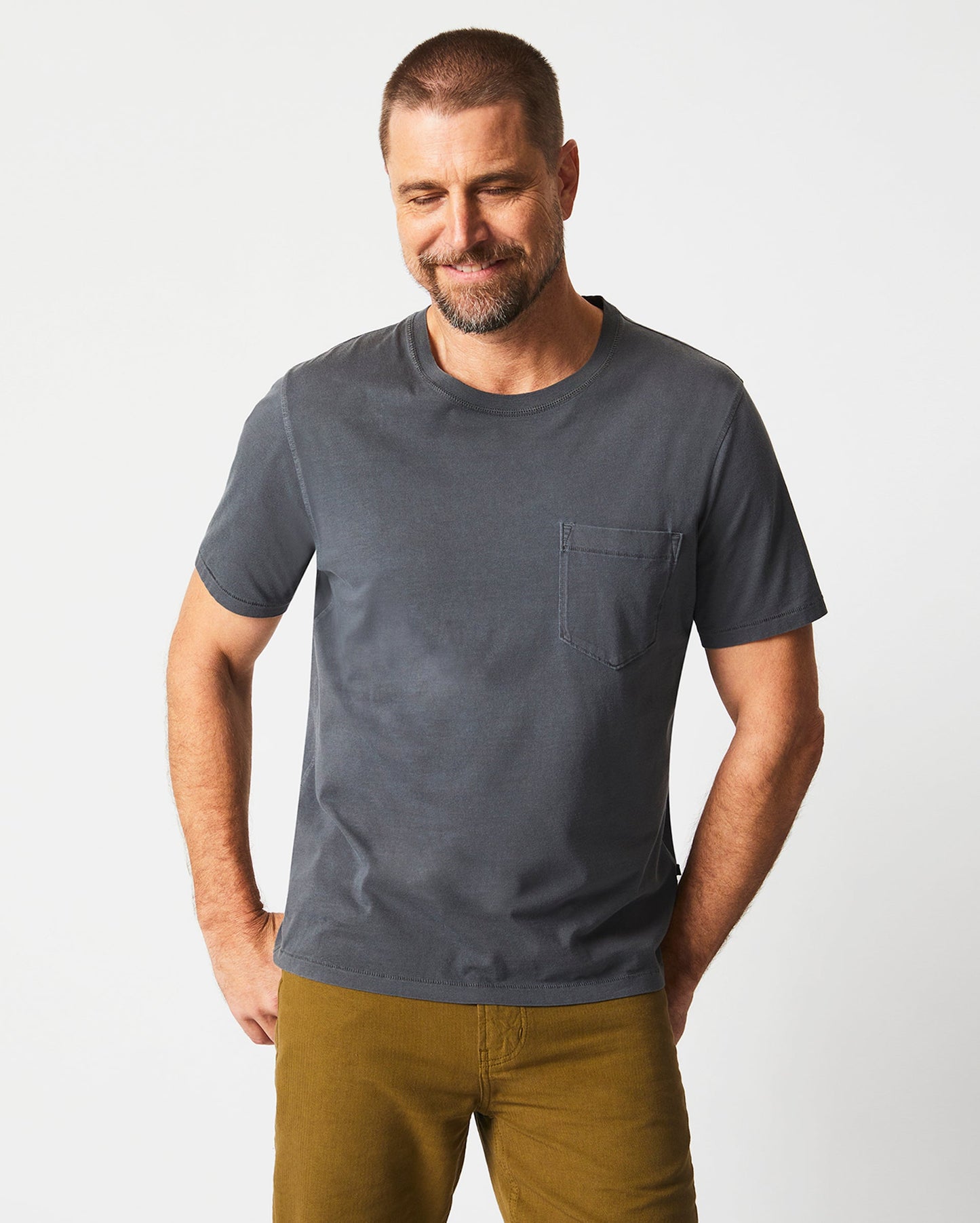 Washed Tee Black Billy Reid