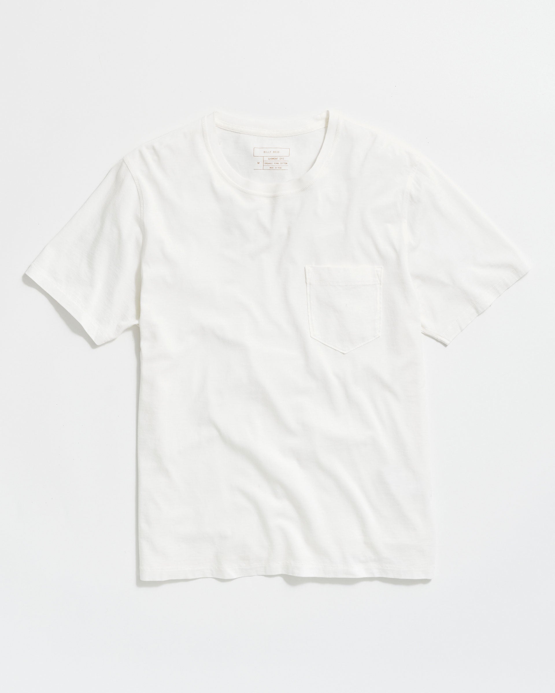 Washed Tee White Billy Reid