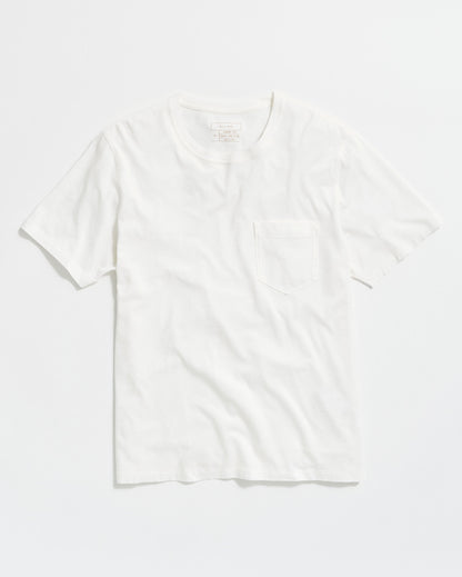 Washed Tee White Billy Reid