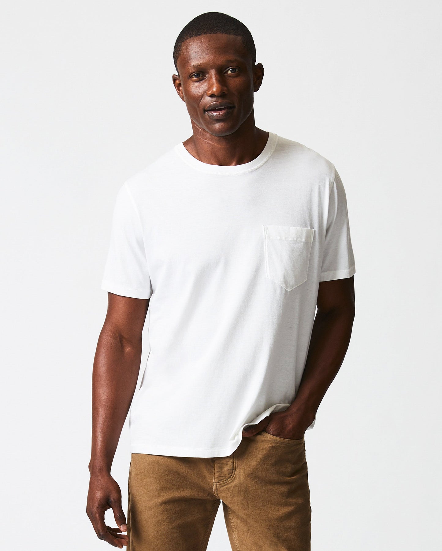 Washed Tee White Billy Reid