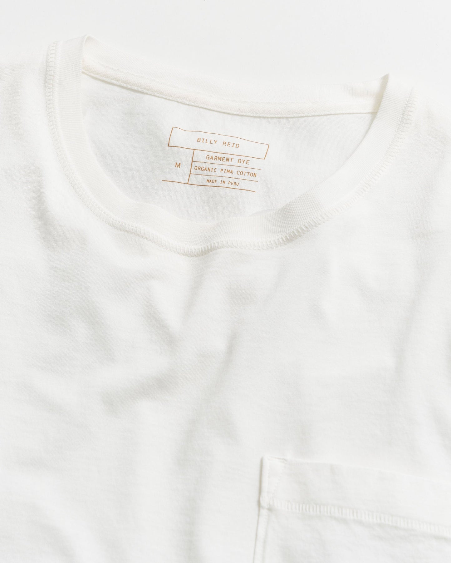 Washed Tee White Billy Reid