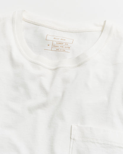 Washed Tee White Billy Reid