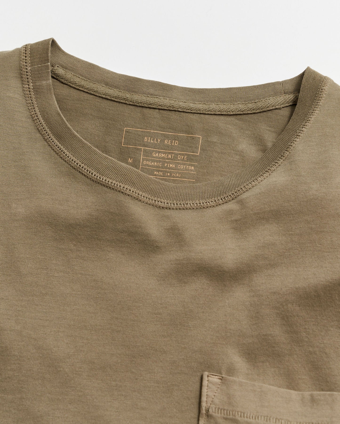 Washed Tee Moss Billy Reid