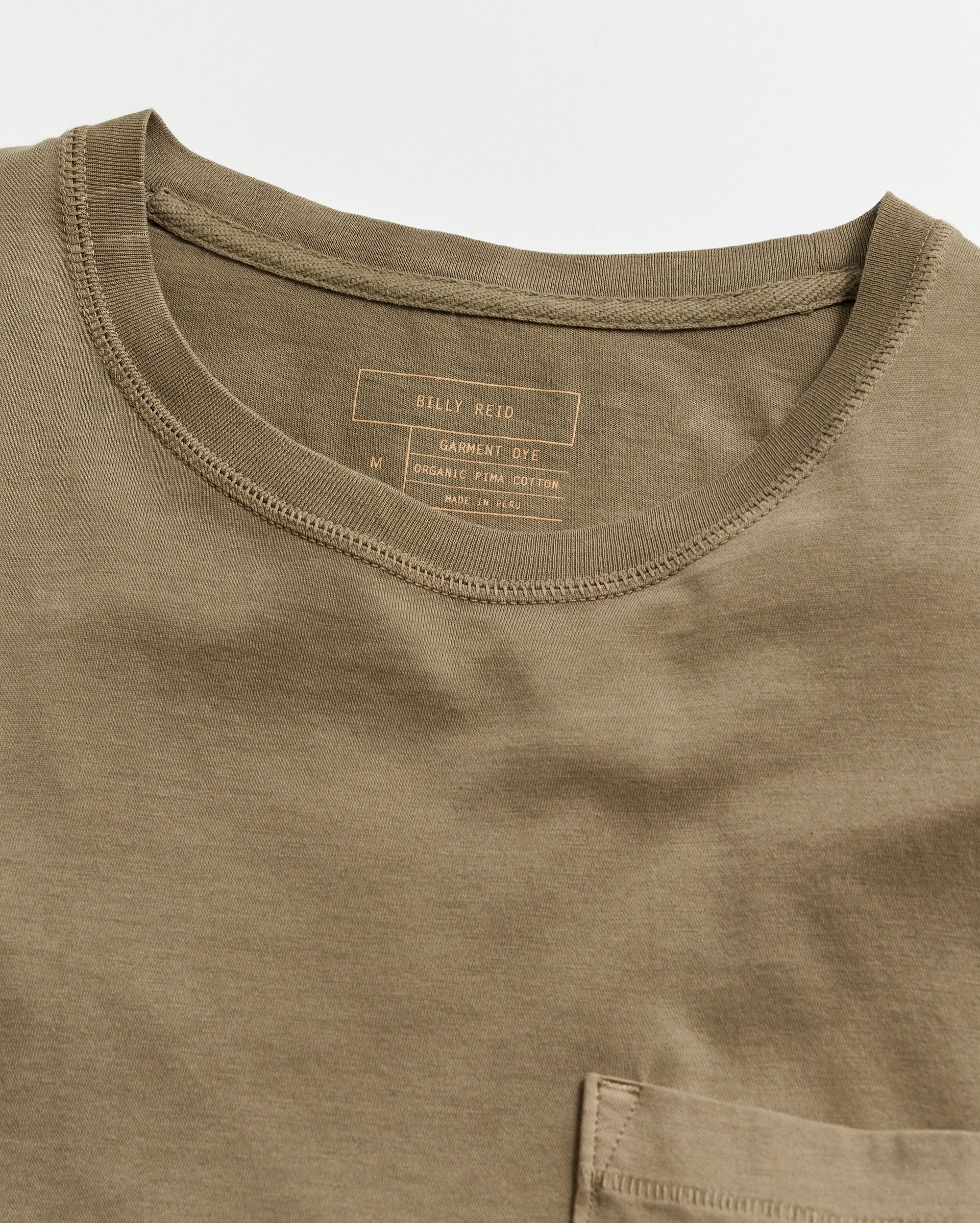 Washed Tee Moss Billy Reid
