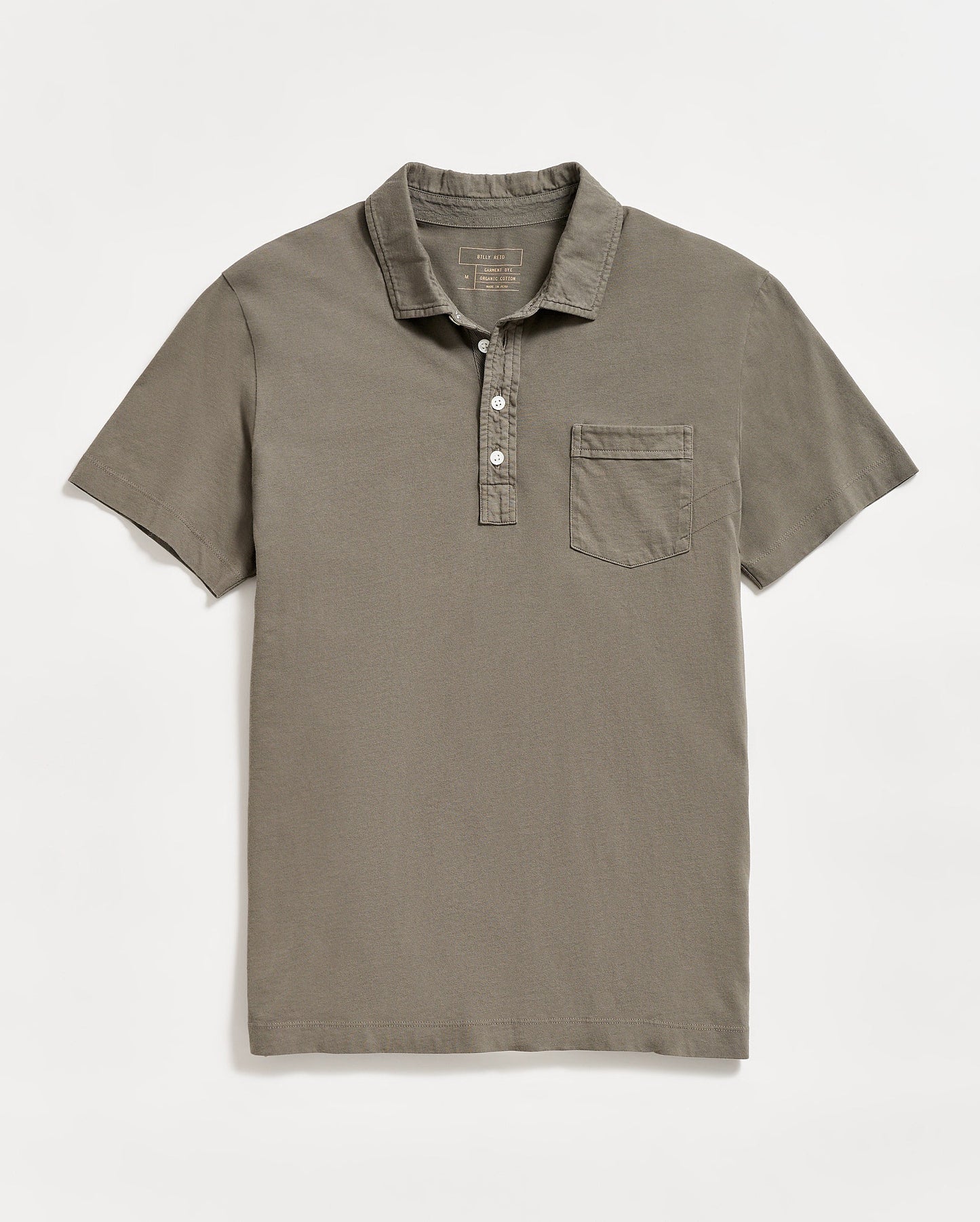 Pensacola Polo Washed Grey Billy Reid