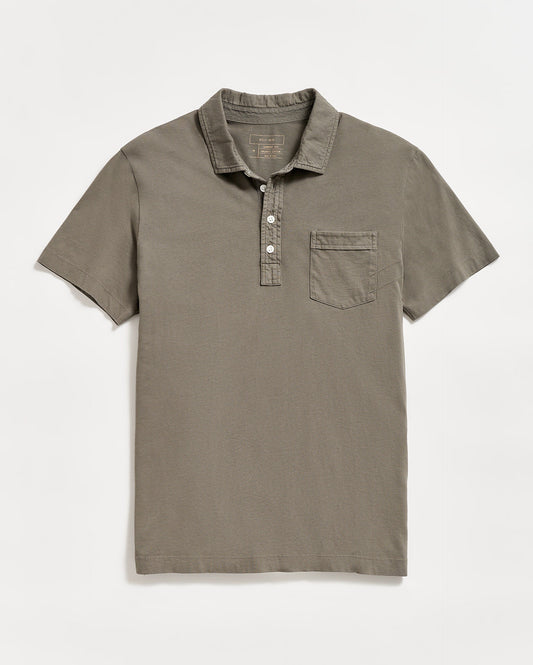 Pensacola Polo Washed Grey Billy Reid