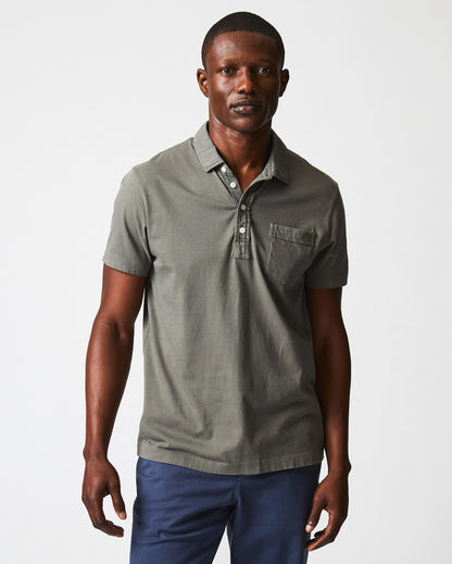 Pensacola Polo Washed Grey Billy Reid