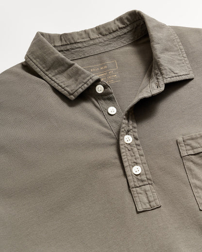 Pensacola Polo Washed Grey Billy Reid
