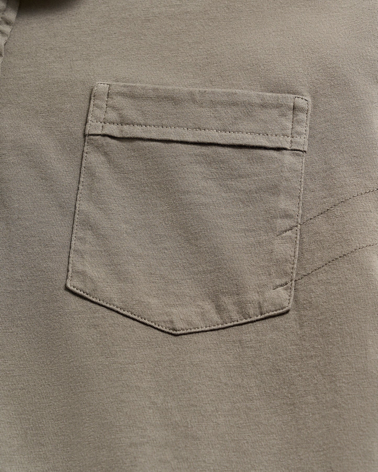 Pensacola Polo Washed Grey Billy Reid