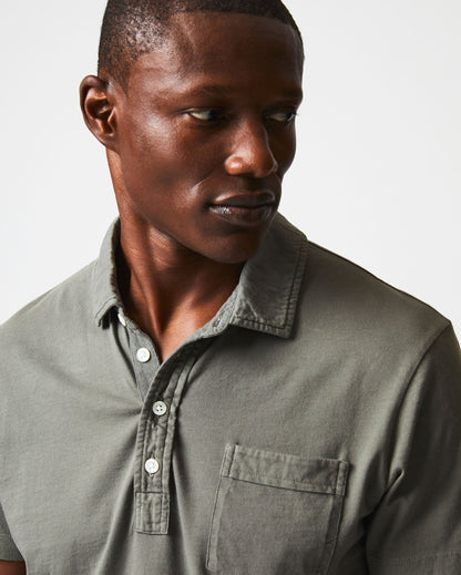 Pensacola Polo Washed Grey Billy Reid