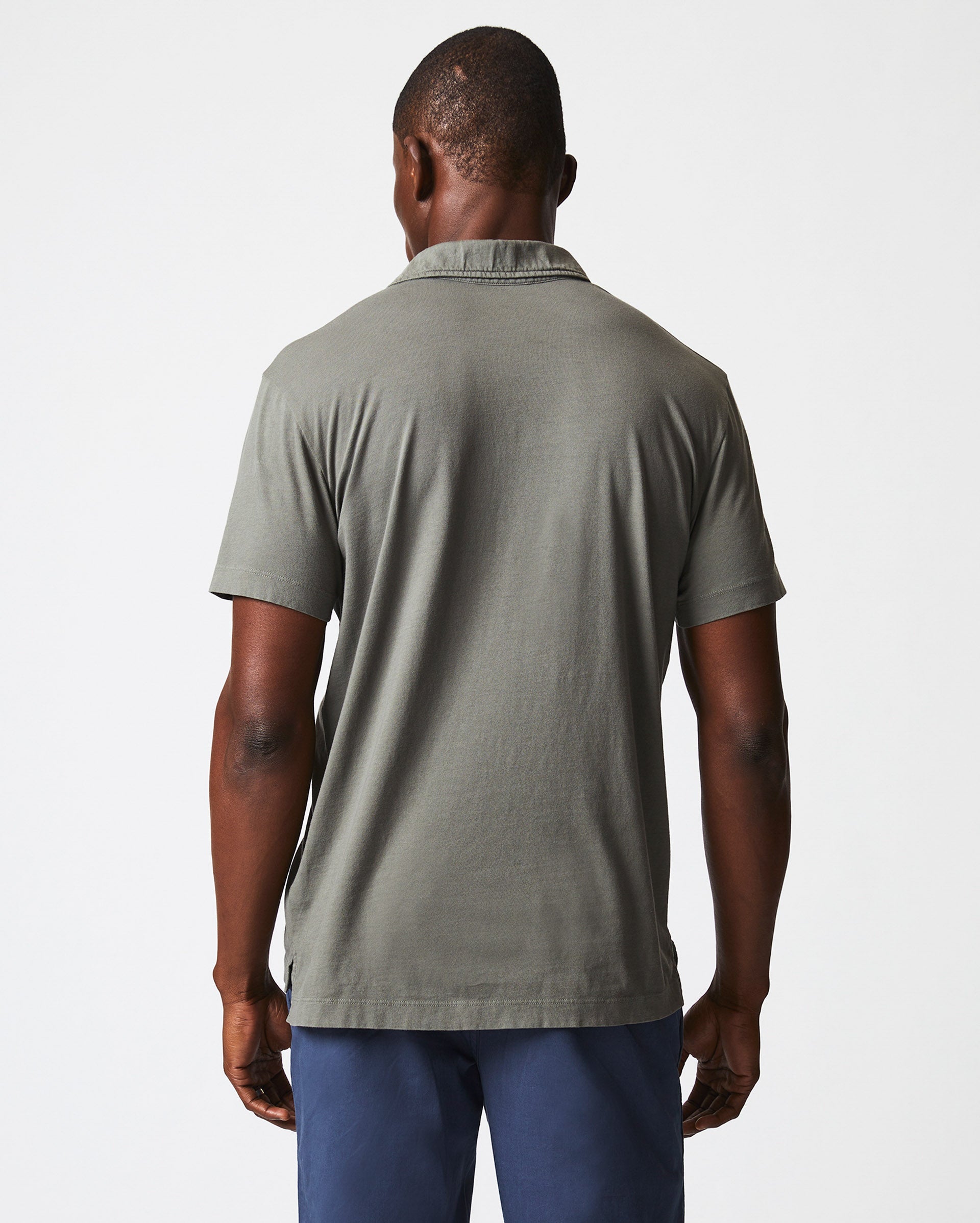 Pensacola Polo Washed Grey Billy Reid