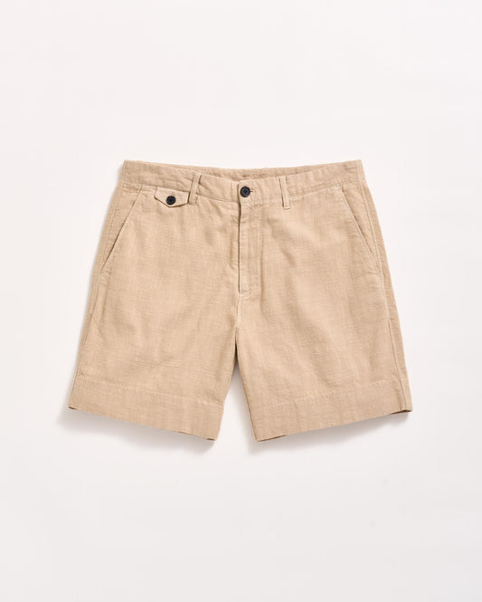 Slub Cotton Short Khaki Billy Reid