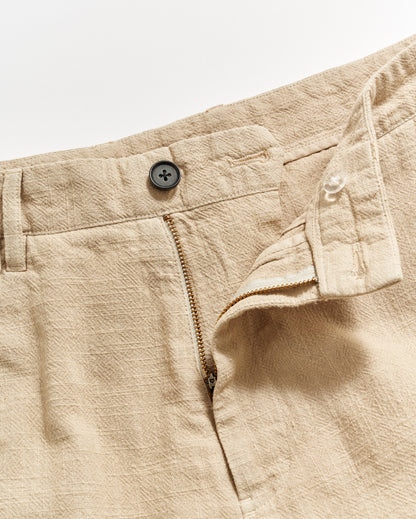 Slub Cotton Short Khaki Billy Reid
