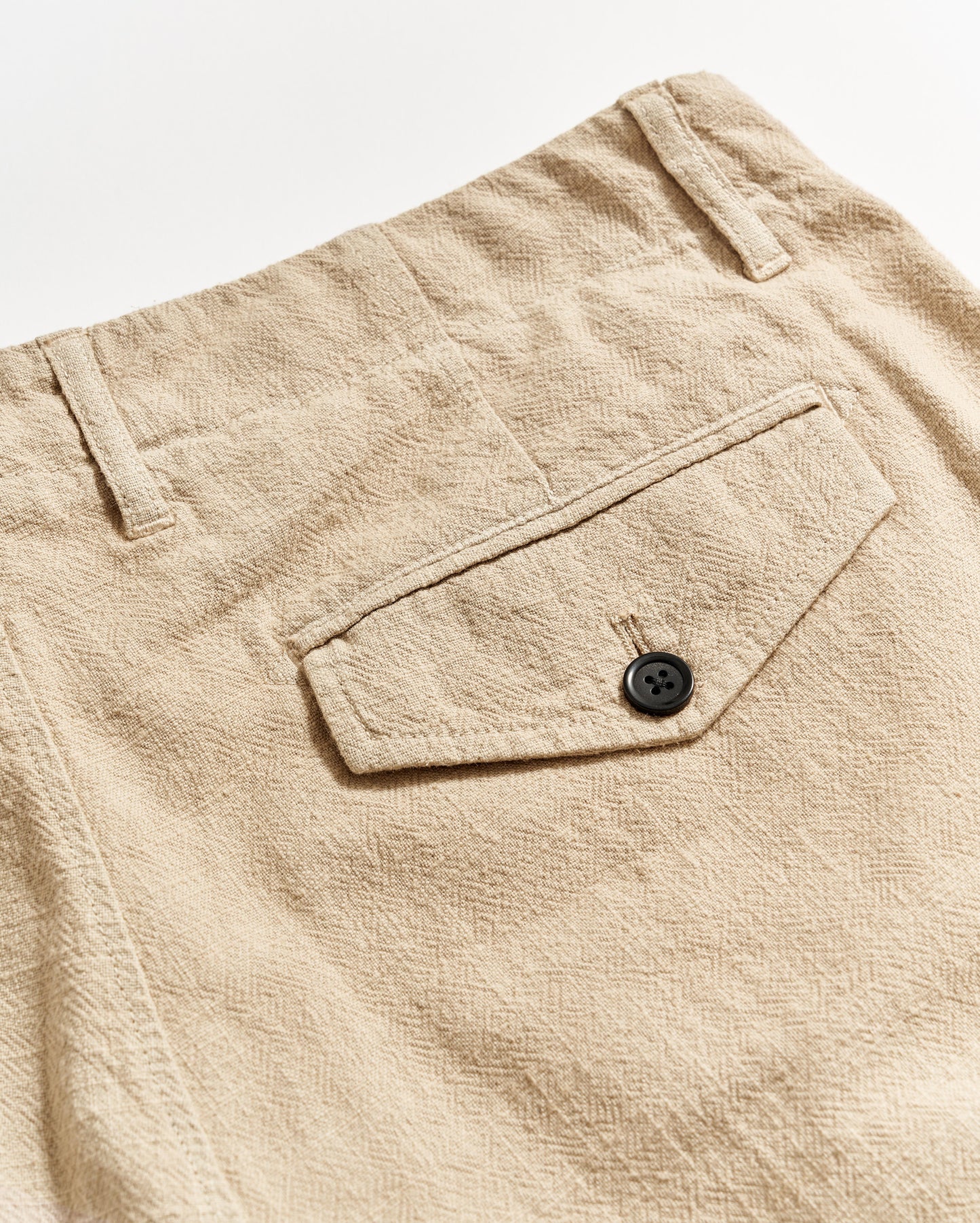 Slub Cotton Short Khaki Billy Reid