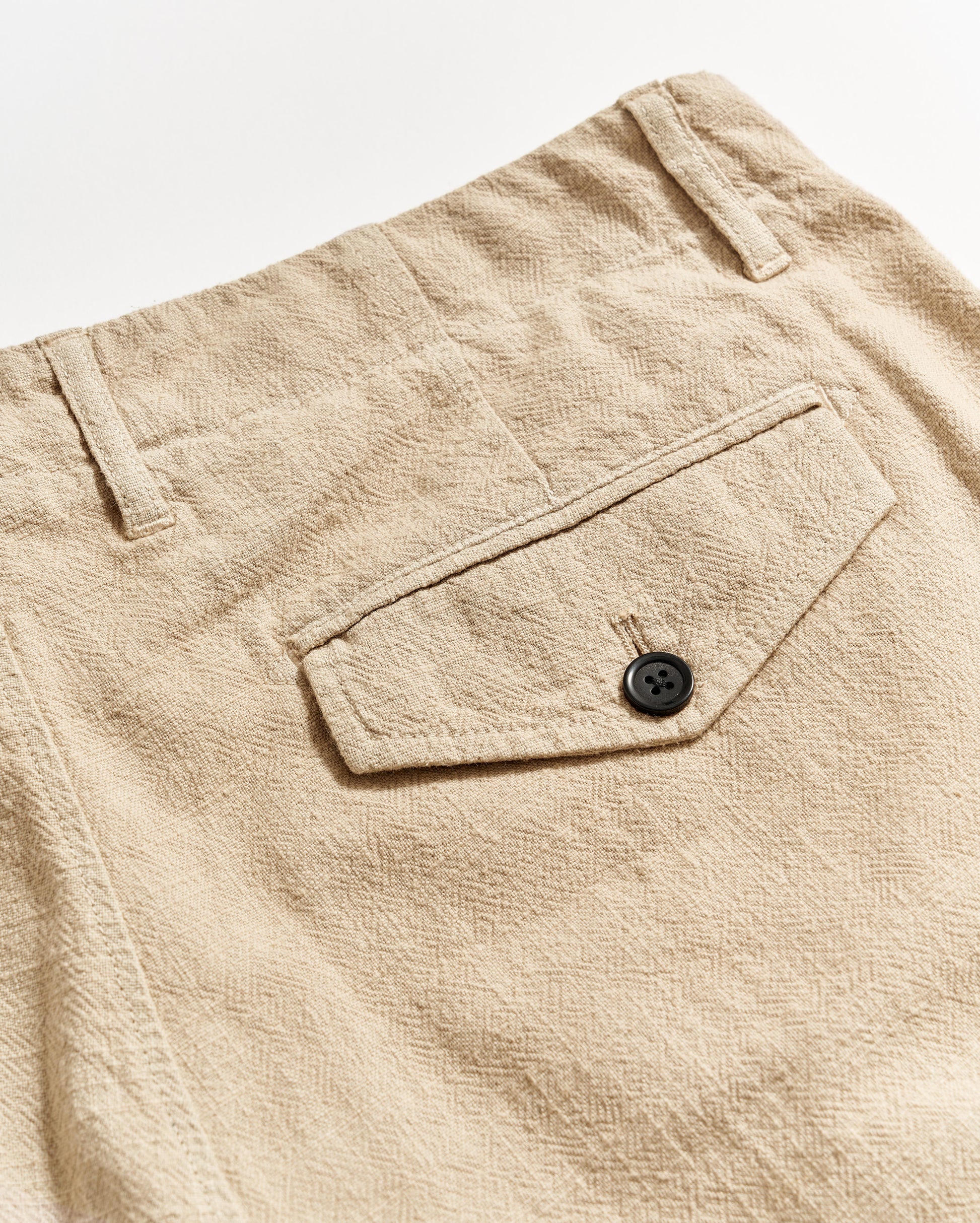 Slub Cotton Short Khaki Billy Reid