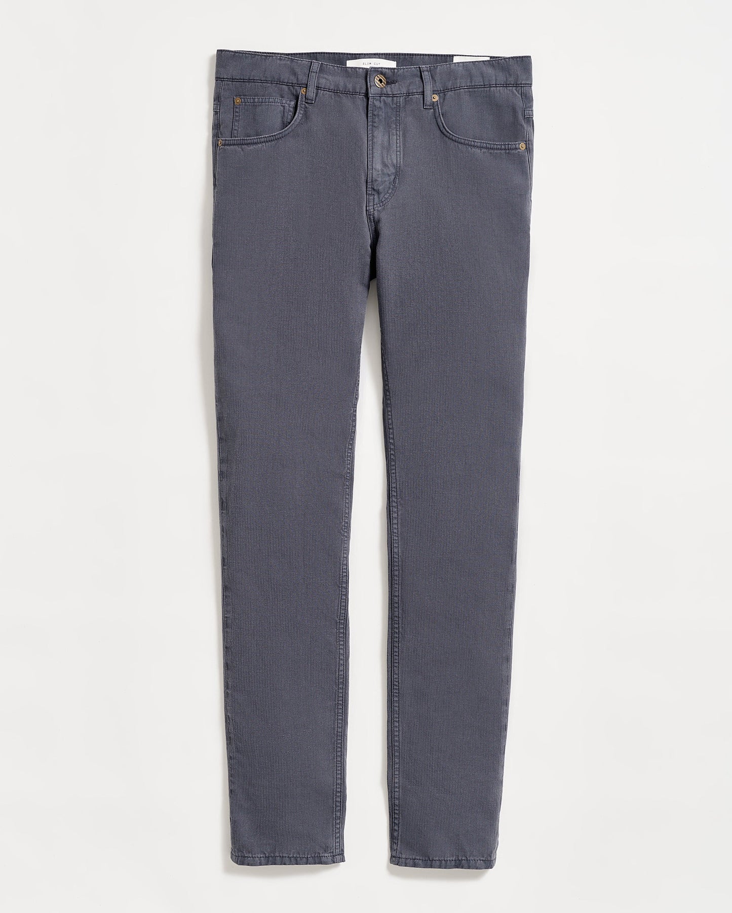 Cotton Linen 5 Pocket Pant Carbon Blue Billy Reid