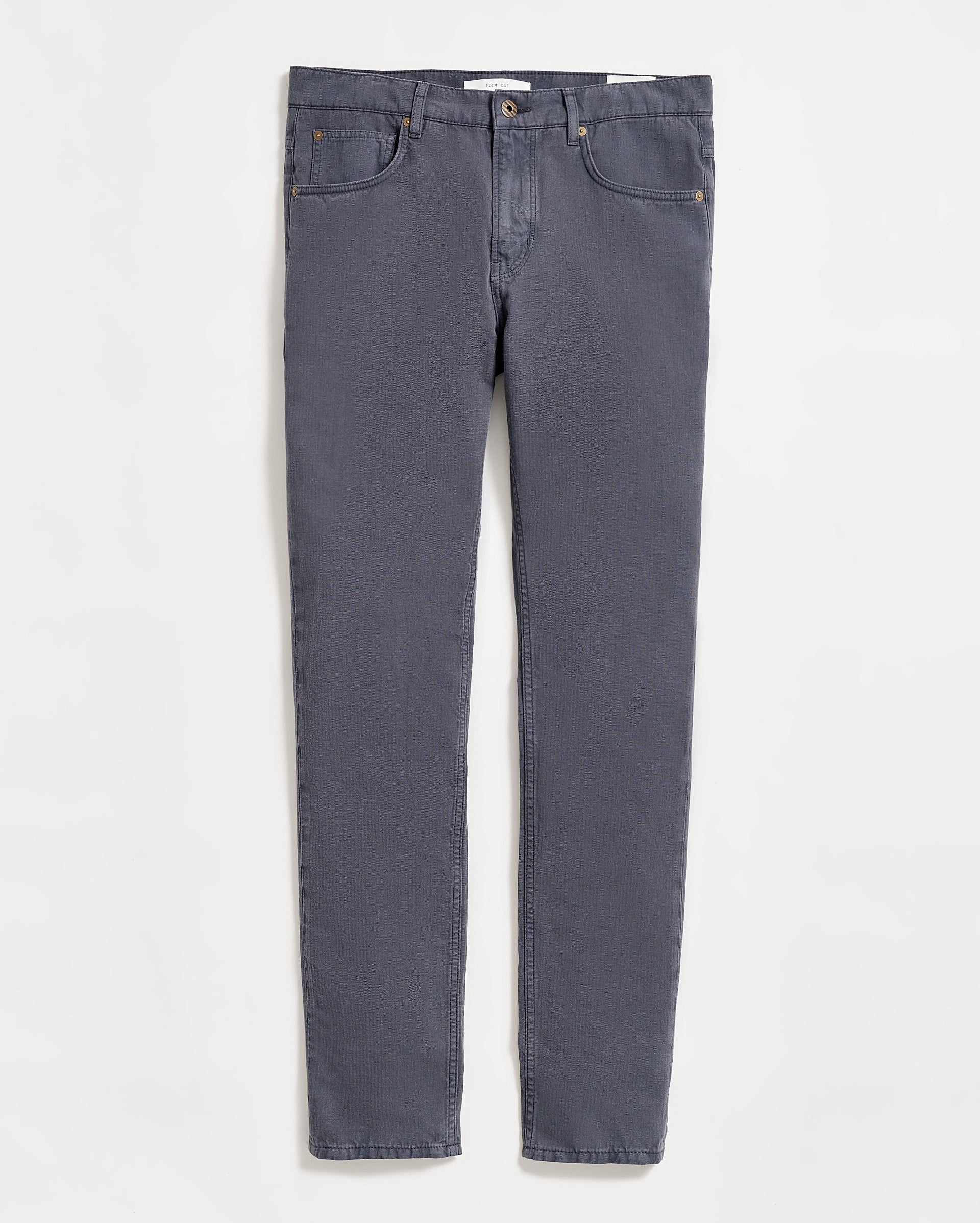 Cotton Linen 5 Pocket Pant Carbon Blue Billy Reid