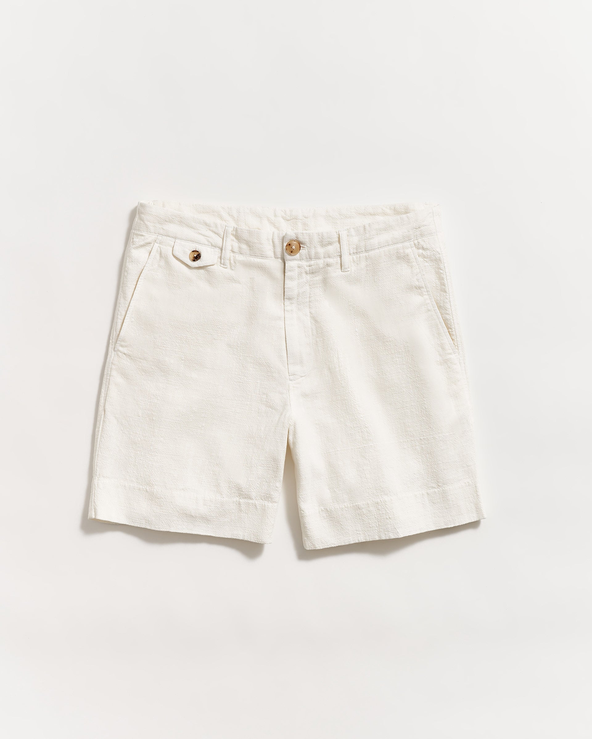 Slub Cotton Short Tinted White Billy Reid