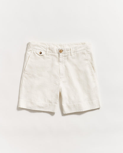 Slub Cotton Short Tinted White Billy Reid