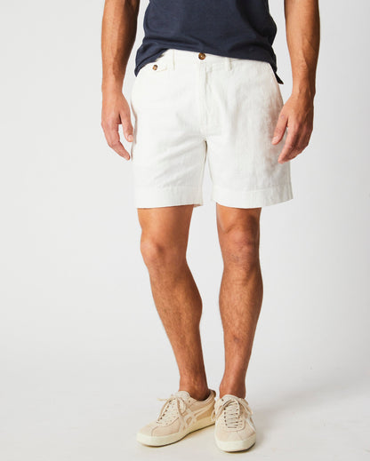 Slub Cotton Short Tinted White Billy Reid