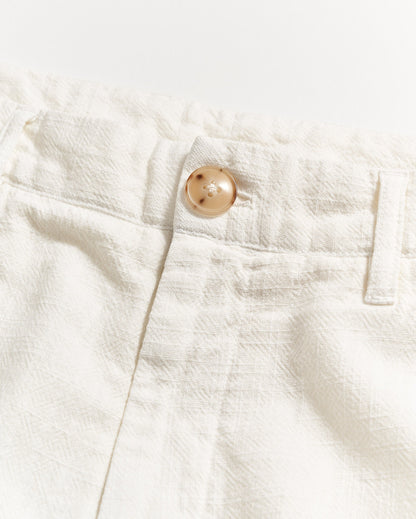 Slub Cotton Short Tinted White Billy Reid
