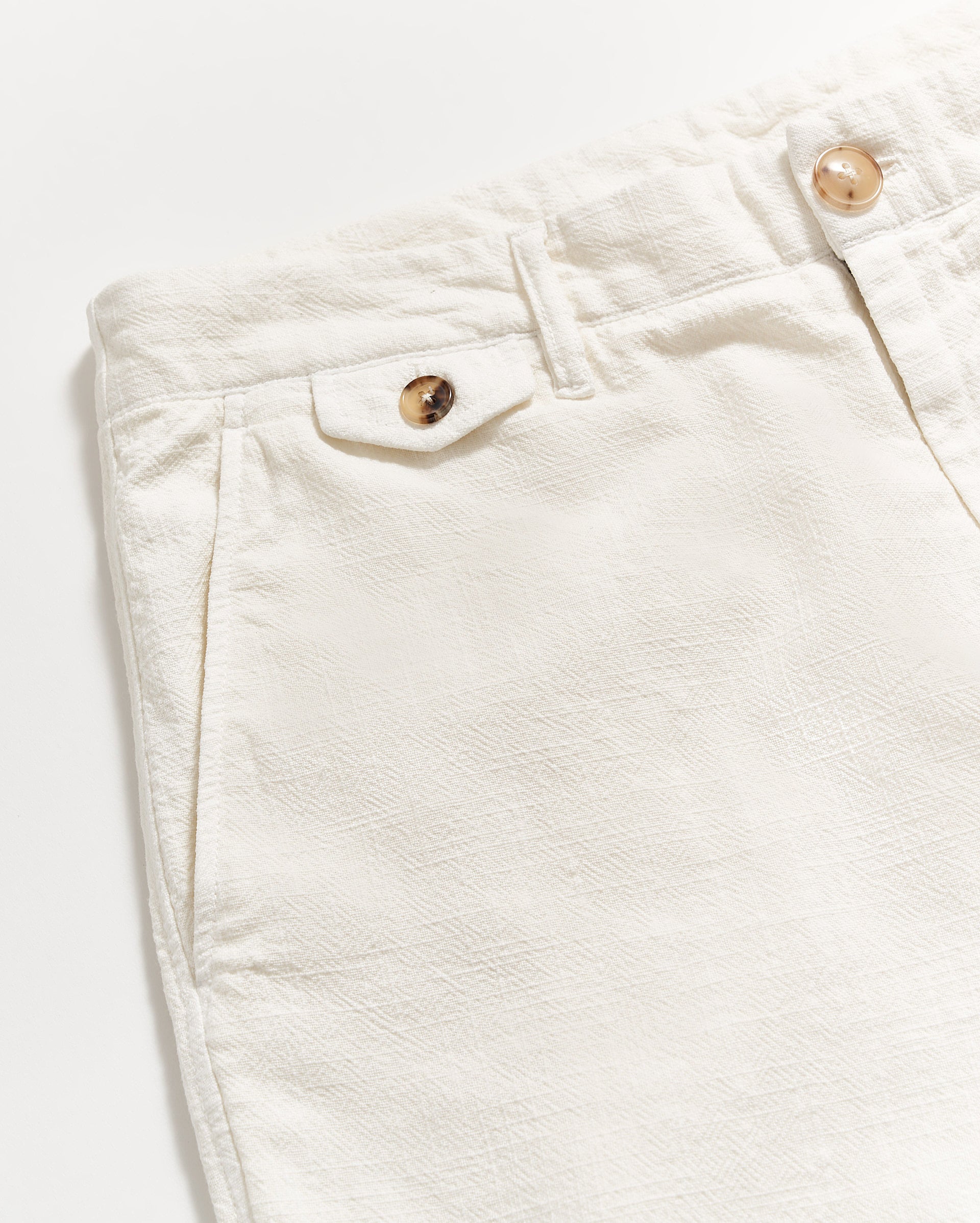 Slub Cotton Short Tinted White Billy Reid