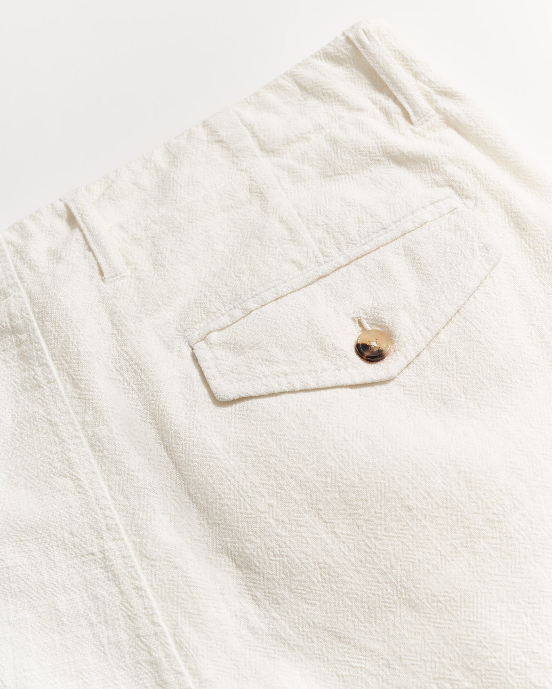 Slub Cotton Short Tinted White Billy Reid