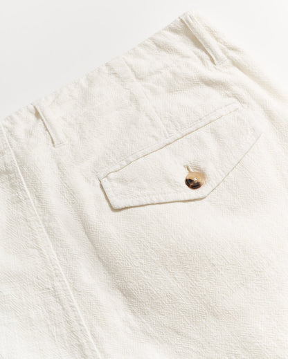 Slub Cotton Short Tinted White Billy Reid