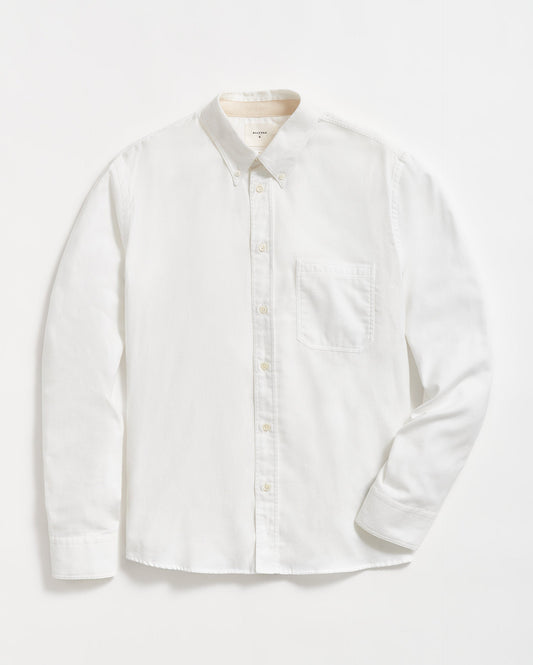Tuscumbia Classic Shirt White Billy Reid