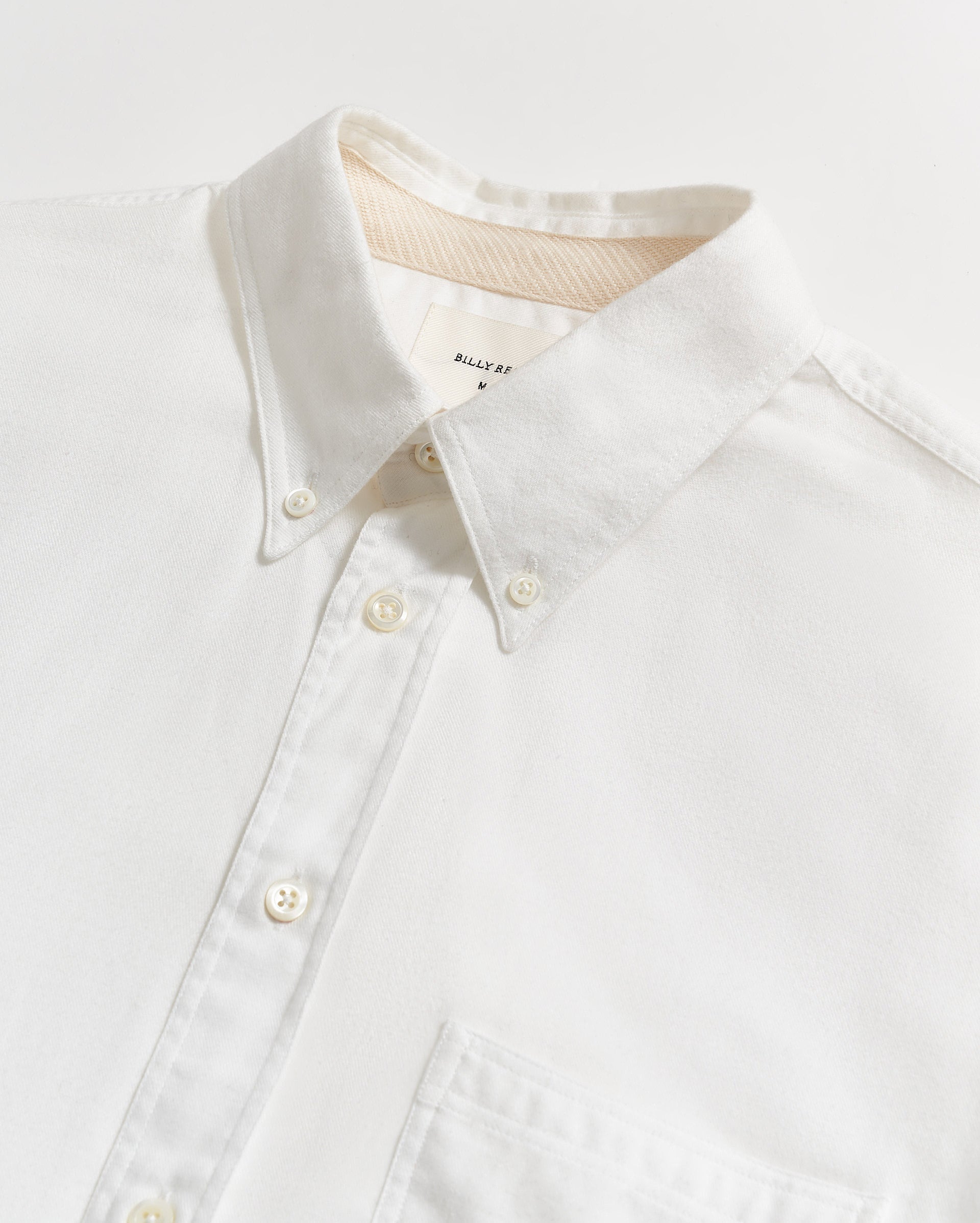 Tuscumbia Classic Shirt White Billy Reid