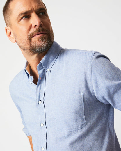 Tuscumbia Classic Shirt Light Blue Billy Reid