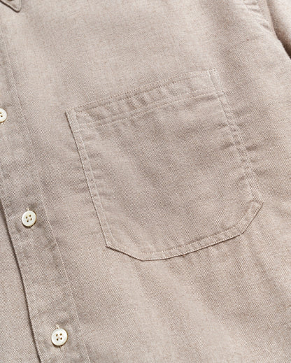 Tuscumbia Classic Shirt Tan Billy Reid