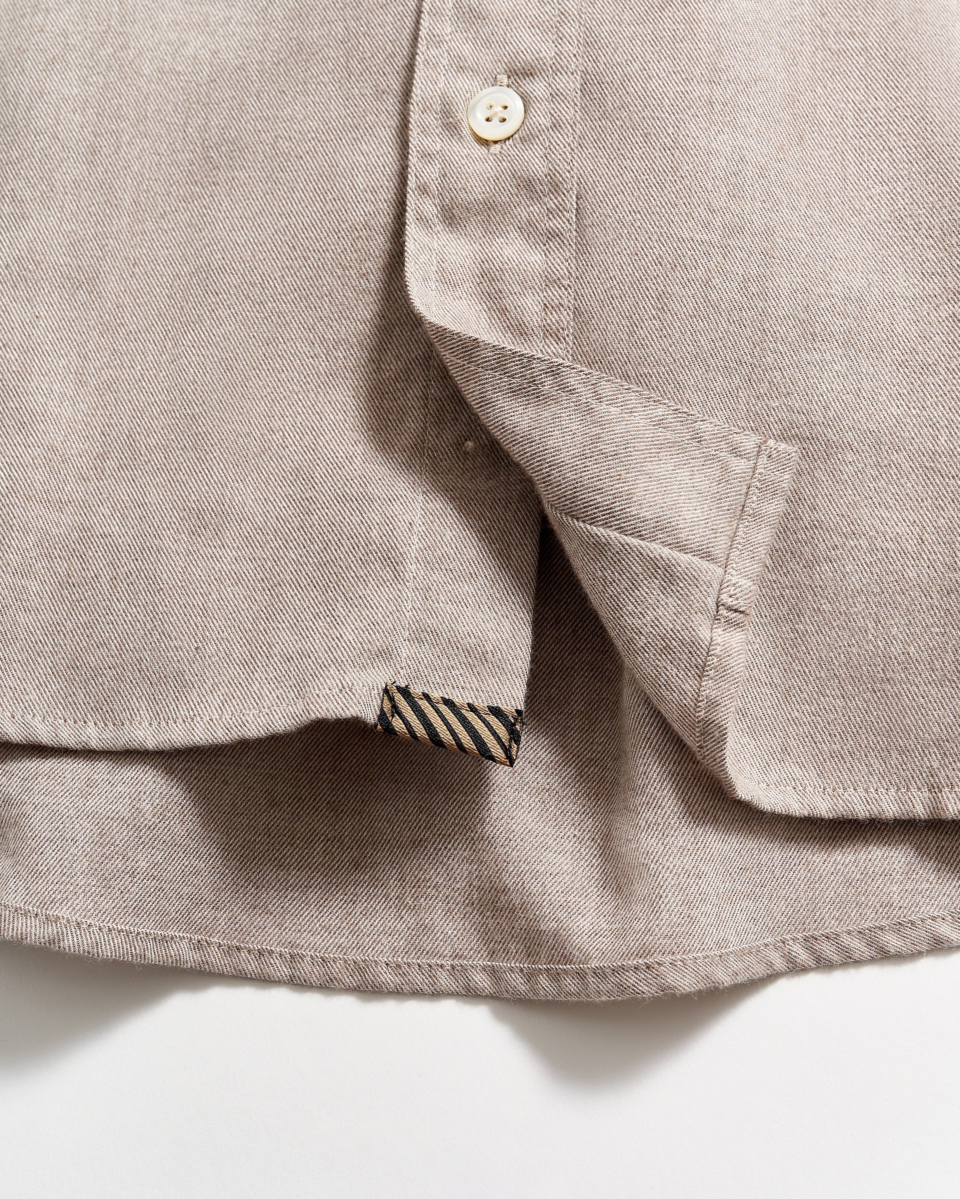 Tuscumbia Classic Shirt Tan Billy Reid