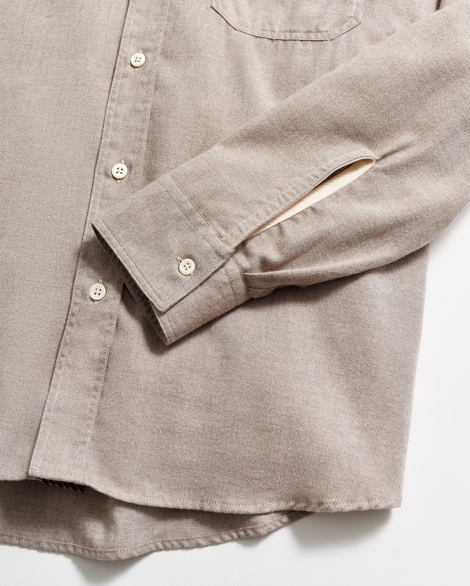 Tuscumbia Classic Shirt Tan Billy Reid