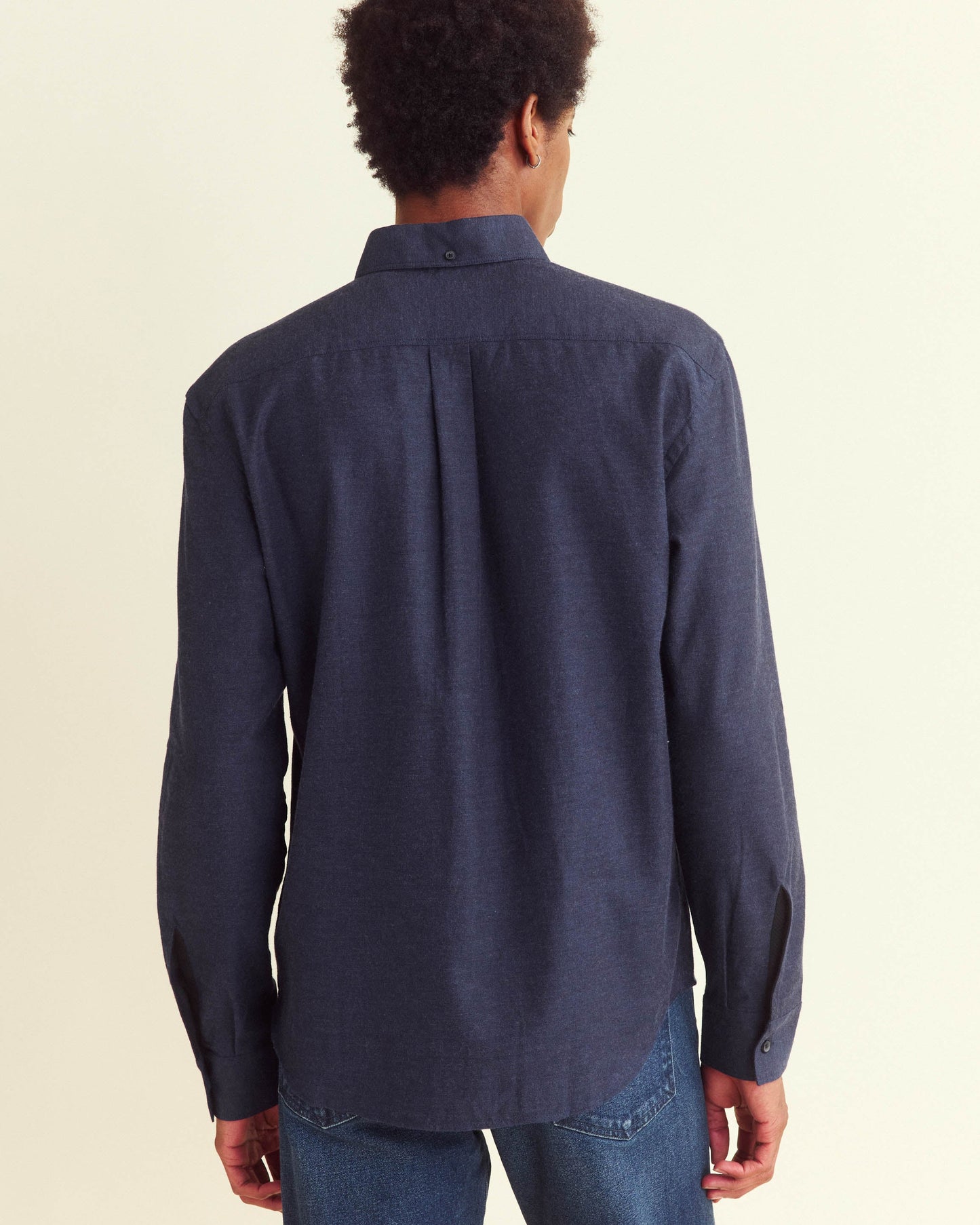 Tuscumbia Classic Shirt Navy Billy Reid