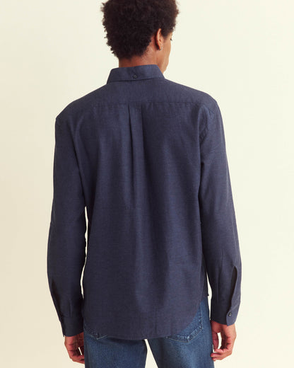 Tuscumbia Classic Shirt Navy Billy Reid