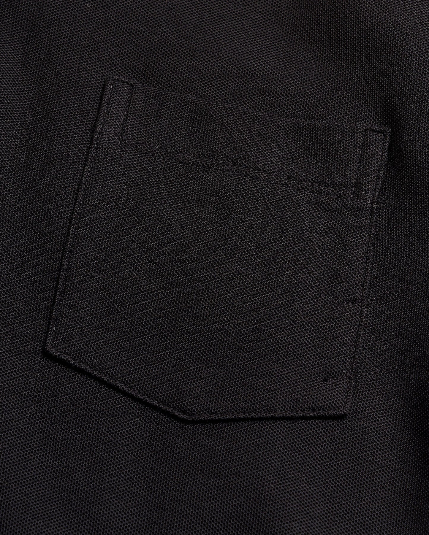 Pique Pensacola Polo Black Billy Reid