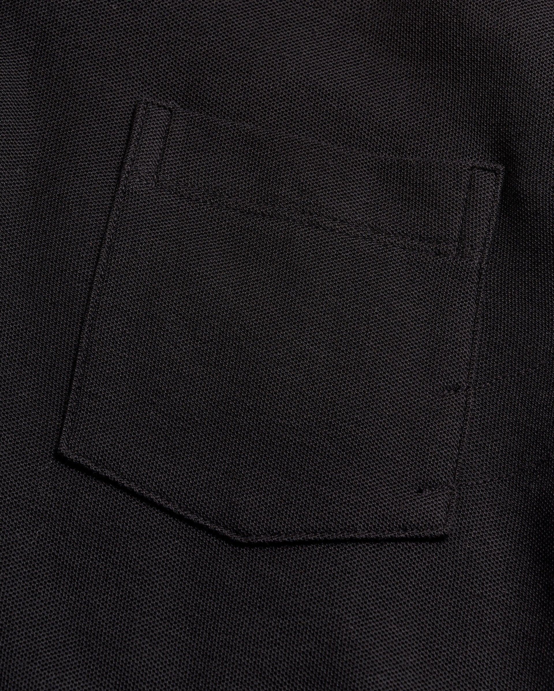 Pique Pensacola Polo Black Billy Reid