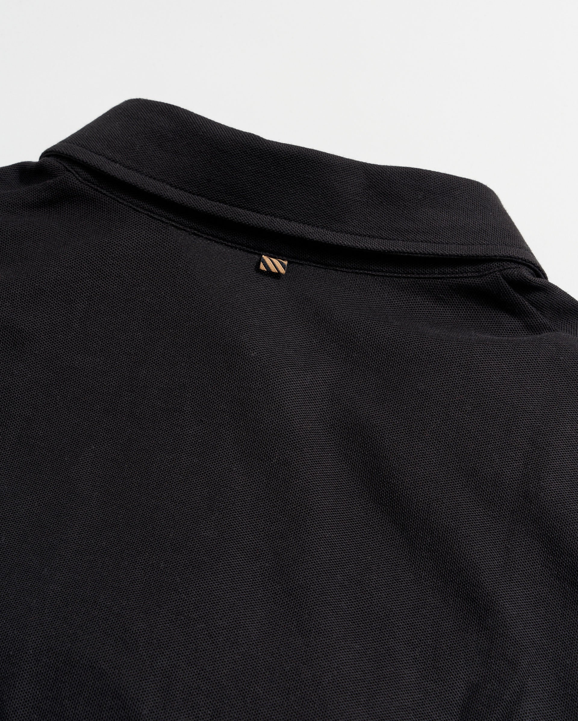 Pique Pensacola Polo Black Billy Reid