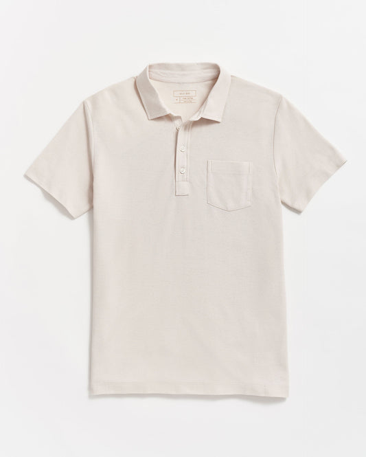 Pique Pensacola Polo Natural Billy Reid
