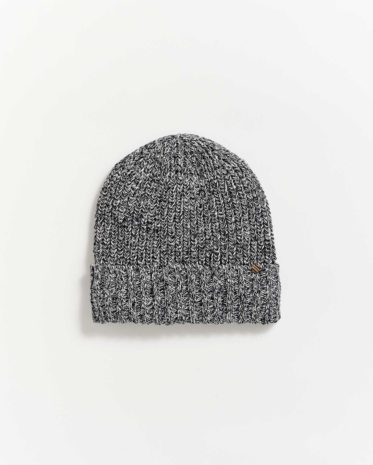 Cotton Ribbon Beanie Carbon Blue Billy Reid