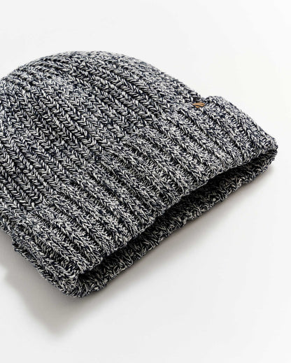 Cotton Ribbon Beanie Carbon Blue Billy Reid